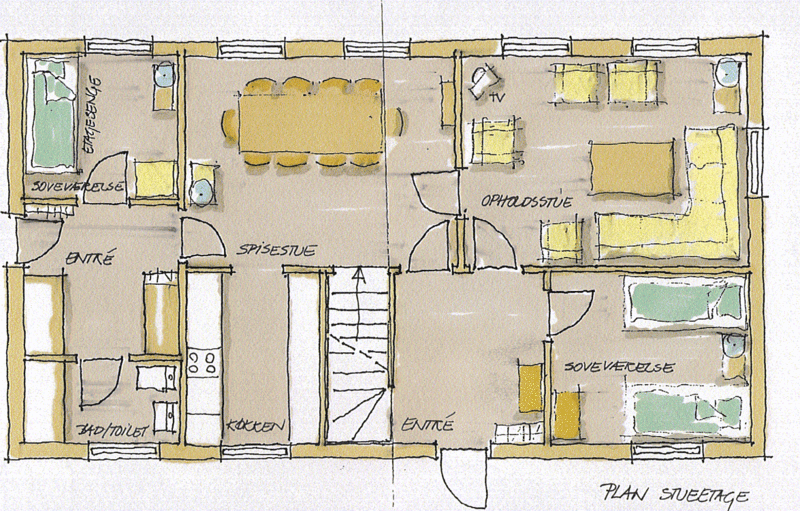 Indretning – Stueetage